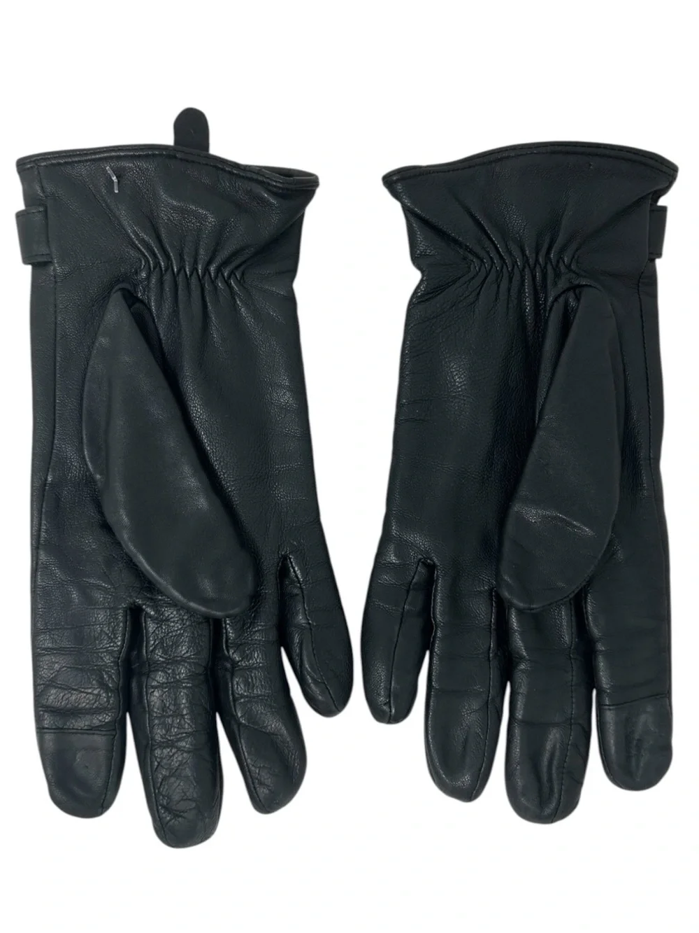 Michael Kors black leather gloves